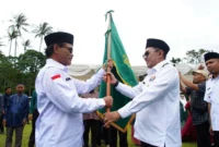 Bupati Tanah Datar, Eka Putra menghadiri pengukuhan pengurus IPKSI periode 2025–2030, Rabu (25/3/2026). (Foto: Prokopim Tanah Datar)