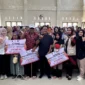 Penyaluran BSSE Tahun 2026 kepada 1.173 Keluarga Penerima Manfaat (KPM) di Padang Pariaman, Sabtu (28/2/2026). (Foto: Diskominfo Padang Panjang)