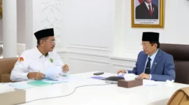Rapat internal persiapan peringatan Nuzulul Qur'an di Istana Negara Tahun 2026. (Foto: Isykariman Ismail/Kemenag)