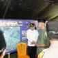 Gubernur Sumbar, Mahyeldi Ansharullah, meninjau Pos Pelayanan arus mudik Lebaran 1447 Hijriah di Simpang RTH Pulau Punjung, Dharmasraya, Rabu (18/3/2026). (Foto: ADPSB)