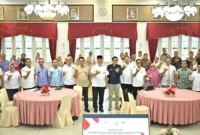 Gubernur Sumbar Mahyeldi Ansharullah menghadiri Rapat Pleno Tim Percepatan Akses Keuangan Daerah (TPAKD) di Auditorium Gubernuran Sumbar, Rabu (4/3/2026). (Foto: ADPSB)