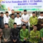 Wali Kota Padang, Fadly Amran Safari Ramadhan bersama PW DMI Sumbar di Masjid Jami’ Bungo Pasang, Kecamatan Koto Tangah, Rabu (18/3/2026). (Foto: Prokopim Padang)