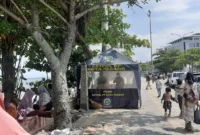 Satpol PP Padang memperketat pengawasan di kawasan wisata Pantai Padang pascalibur Lebaran 2026. (Foto: Diskominfo Padang)