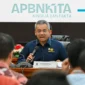 Wakil Menteri Keuangan Suahasil Nazara dalam paparan APBN KiTa di Aula Mezzanine Kementerian Keuangan, Jakarta, Rabu (11/3). (Foto: Kemenkeu)