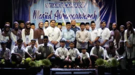 Wakil Wali Kota Padang, Maigus Nasir membuka Syiar Islam ke-II tingkat Kota Padang di Masjid Al Munawarah, Kelurahan Gunung Sarik, Kecamatan Kuranji, Kamis (5/3/2026). (Foto: Prokopim Padang)