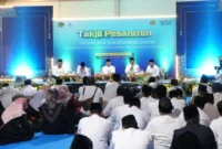 Takjil Pesantren: Talkshow dan Ngaji Bareng Santri yang digelar Kemenag di Pondok Pesantren Al-Karimiyah, Depok, Senin (16/3/2026). (Foto: Kemenag)