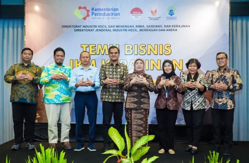 Kemenperin menggelar Temu Bisnis IKM kerajinan. (Foto: Kemenperin)
