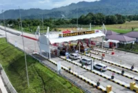Arus kendaraan di sejumlah ruas Jalan Tol Trans Sumatera (JTTS) mulai meningkat menjelang periode mudik Lebaran 2026. (Foto: PT Hutama Karya)