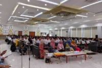 Universitas Terbuka (UT) menggelar OSMB dan PKBJJ Semester Genap Tahun Akademik 2025/2026 di aula UT Padang, Sabtu (28/2/2026). (Foto: Diskominfo Padang)