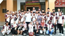 Wali Kota Padang, Fadly Amran bersama Ormas WPCD di Gedung LKAAM Sumbar, Minggu (1/3/2026). (Foto: Prokopim Padang)