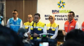 Wakil Menteri ESDM Yuliot memberikan keterangan pers. (Foto: Kementerian ESDM)