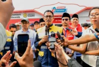 Wakil Menteri Energi dan Sumber Daya Mineral (ESDM), Yuliot Tanjung memberikan keterangan pers. (Foto: Kementerian ESDM)