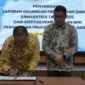Wali Kota Padang Panjang saat penyerahan LKPD 2025 unaudited di Kantor BPK Sumbar, Kamis (26/3/2026). (Foto: Kominfo Padang Panjang)