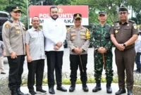 Wali Kota Padang, Fadly Amran bersama Forkopimda dan Ketua DPRD Padang. (Foto: Prokopim Padang)