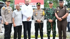 Wali Kota Padang, Fadly Amran bersama Forkopimda dan Ketua DPRD Padang. (Foto: Prokopim Padang)