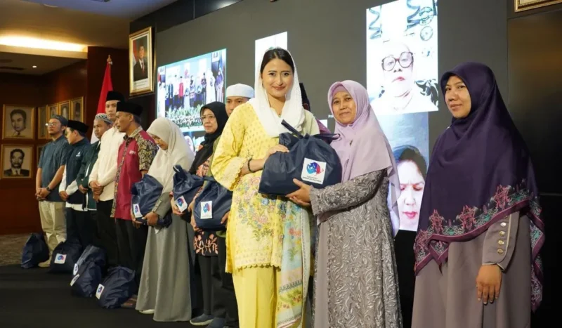 Wakil Menteri Perdagangan (Wamendag) Dyah Roro Esti Widya Putri dalam acara PIMTI Berbagi 2026 di Jakarta, Sabtu (7/3). (Foto: Kemendag)