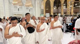 Wamenhaj, Dahnil Anzar Simanjuntak menyerukan doa kepada masyarakat Indonesia agar penyelenggaraan Haji 2026 berjalan lancar, aman, dan nyaman. (Foto: Kemenhaj)