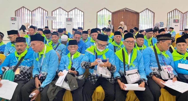 Sebanyak 17.747 jemaah yang tergabung dalam 45 kloter telah tiba di Madinah. (Foto: Kemenhaj)