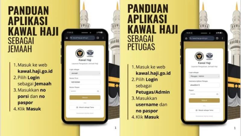 Kemenhaj menghadirkan aplikasi Kawal Haji sebagai platform digital untuk menyampaikan pengaduan secara langsung, cepat, dan terintegrasi. (Foto: Kemenhaj)
