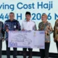 Penandantanganan Berita Acara Serah Terima (BAST) banknotes Saudi Arabian Riyal (SAR) untuk living cost haji reguler 1447 H/2026 M. (Foto: Kemenhaj)