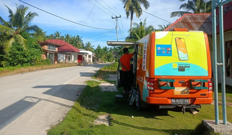 BNI menghadirkan layanan O-Branch di Katiet, Sipora Selatan, Kepulauan Mentawai mulai 24 April hingga 23 Mei 2026. (Foto: BNI)