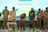 Pemprov Sumbar menggandeng BPKP Perwakilan Sumbar untuk melakukan evaluasi perencanaan dan penganggaran tahun 2026. (Foto: ADPSB)