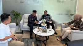 Bupati Lima Puluh Kota, Safni saat berkunjung ke Kementerian PKP, Jumat (10/4/2026). (Foto: Kominfo Limapuluh Kota)