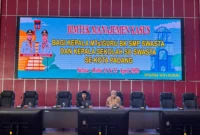 DP3AP2KB Padang menggelar Bimtek Manajemen Kasus Kekerasan Terhadap Anak bagi kepala sekolah dan guru BK tingkat SMP/MTs swasta serta kepala sekolah SD se-Kota Padang di Gedung Bagindo Aziz Chan, Selasa (21/4/2026). (Foto: Diskominfo Padang)