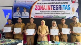 Disparpora Kota Payakumbuh mencanangkan pembangunan Zona Integritas (ZI) menuju predikat Wilayah Bebas dari Korupsi (WBK) dan Wilayah Birokrasi Bersih dan Melayani (WBBM) tahun 2026. (Foto: MC Payakumbuh)