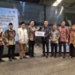 Pengiriman 100 ton bumbu pasta dan RTE menuju Arab Saudi dari Gudang Lini Garuda di Bandara Soekarno-Hatta pada Kamis (2/4). (Foto: Kemenhaj)