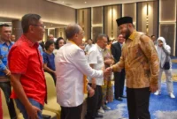 Wali Kota Padang Fadly Amran menghadiri kegiatan Pemberkahan Awal Tahun 2026 Yayasan Buddha Tzu Chi Indonesia di Mercure Hotel Padang, Minggu (19/4/2026). (Foto: Prokopim Padang)