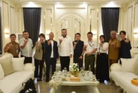Wali Kota Padang Fadly Amran menerima kunjungan dari perusahaan Jepang, Career Planning Co, Ltd di Rumah Dinas Wali Kota Padang, Selasa (14/4/2026). (Foto: Prokopim Padang)