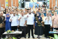 Wali Kota Padang, Fadly Amran membuka Festival Literasi Kota Padang 2026 di Bagindo Aziz Chan Youth Center, Rabu (29/4/2026). (Foto: Prokopim Padang)