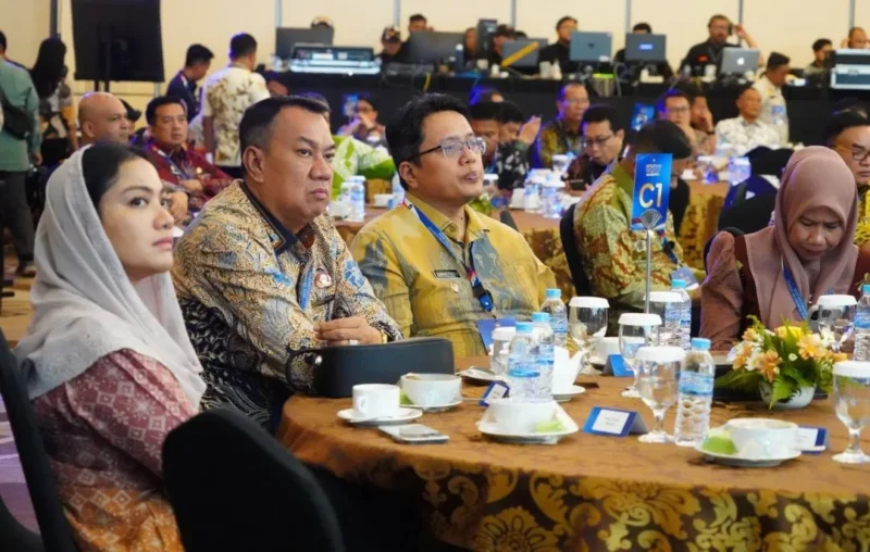Wakil Bupati Tanah Datar, Ahmad Fadly menghadiri Forum Ekselerator Negeri di Kota Palembang, Provinsi Sumatera Selatan, Sabtu (25/4/2026). (Foto: Prokopim Tanah Datar)