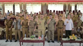 Sekdaprov Sumbar, Arry Yuswandi menghadiri Forum Perangkat Daerah BMCKTR se-Sumbar di Bukittinggi, Selasa (21/4/2026). (Foto: ADPSB)