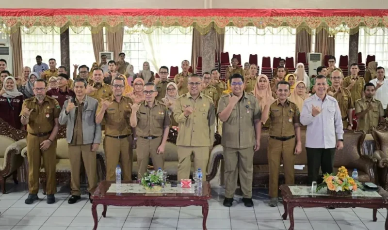 Sekdaprov Sumbar, Arry Yuswandi menghadiri Forum Perangkat Daerah BMCKTR se-Sumbar di Bukittinggi, Selasa (21/4/2026). (Foto: ADPSB)