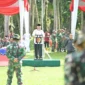 Gubernur Sumbar, Mahyeldi Ansharullah membuka kegiatan TMMD ke-128 Tahun 2026 di Lapangan Sepak Bola SMPN 4 Nagari Batu Gadang, Kecamatan Sungai Geringging, Rabu (22/4/2026). (Foto: ADPSB)