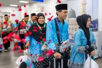 Hingga 23 April 2026, petugas telah memberangkatkan 40 kloter dengan total 15.349 jemaah. Dari jumlah tersebut, sebanyak 9.884 jemaah dalam 25 kloter sudah tiba di Madinah. (Foto: Kemenhaj)