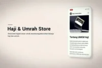 Kementerian Haji dan Umrah meluncurkan platform digital bertajuk Haji & Umrah Store dalam Rakernas Konsolidasi Penyelenggaraan Haji, Rabu (8/4) di Tangerang. (Foto: Kemenhaj)