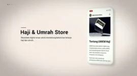 Kementerian Haji dan Umrah meluncurkan platform digital bertajuk Haji & Umrah Store dalam Rakernas Konsolidasi Penyelenggaraan Haji, Rabu (8/4) di Tangerang. (Foto: Kemenhaj)