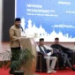 Wali Kota Padang Fadly Amran menghadiri acara Halalbihalal Gonjong Limo Padang di Ruang Convention Universitas Negeri Padang Hotel, Minggu (19/4/2026). (Foto: Prokopim Padang)