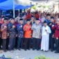 Wakil Wali Kota Padang, Maigus Nasir menghadiri acara Halalbihalal keluarga besar PPKJ Padang di Komplek Cendana, Kelurahan Koto Baru Nan XX, Kecamatan Lubuk Begalung, pada Minggu (5/4/2026). (Foto: Prokopim Padang)