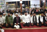 Wali Kota Padang Fadly Amran meresmikan Pondok Belajar Santri sekaligus Launching Program Smart Tahfiz di Pondok Pesantren Nurul Yaqin Al-Huffaz, Selasa malam (7/4/2026). (Foto: Prokopim Padang)