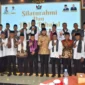 Wali Kota Padang Fadly Amran menghadiri Halalbihalal Keluarga Besar S3 Sumbar di Auditorium Gubernur Sumbar, Minggu (19/4/2026). (Foto: Prokopim Padang)