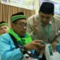 Sebanyak 393 Jemaah Calon Haji Kloter 6 Embarkasi Padang tiba di Asrama Haji Tabing, Rabu (29/4/2026). (Foto: Humas Kemenhaj Sumbar)