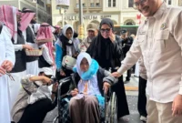 Sebanyak 5.997 jemaah yang tergabung dalam 15 kloter mendarat melalui Bandara Amir Muhammad bin Abdul Aziz, Madinah. (Foto: Kemenhaj)