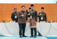 Menpora Erick Thohir mengucapkan selamat atas terpilihnya Menlu Sugiono sebagai Ketum PB IPSI periode 2026-2030. (Foto: Andre/Kemenpora)