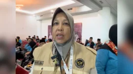 Ketua Kloter 3 Embarkasi Padang, Leni Marlina. (Foto: Humas Kemenhaj Sumbar)