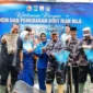 Kodaeral II Padang melakukan panen ikan nila di Desa Kampung Kandang, Kecamatan Pariaman Timur, Kamis (23/4/2026). (Foto: Kominfo Pariaman)