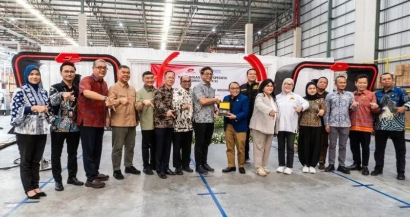 Kemenperin mendampingi kunjungan kerja spesifik Komisi VII DPR RI ke QJMotor Manufacture Indonesia di Cikarang. (Foto: Kemenperin)